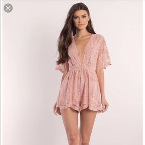 Honey Punch Lace Romper